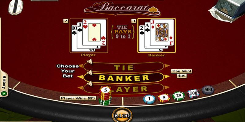 Luật chơi baccarat cơ bản và cách đặt cược